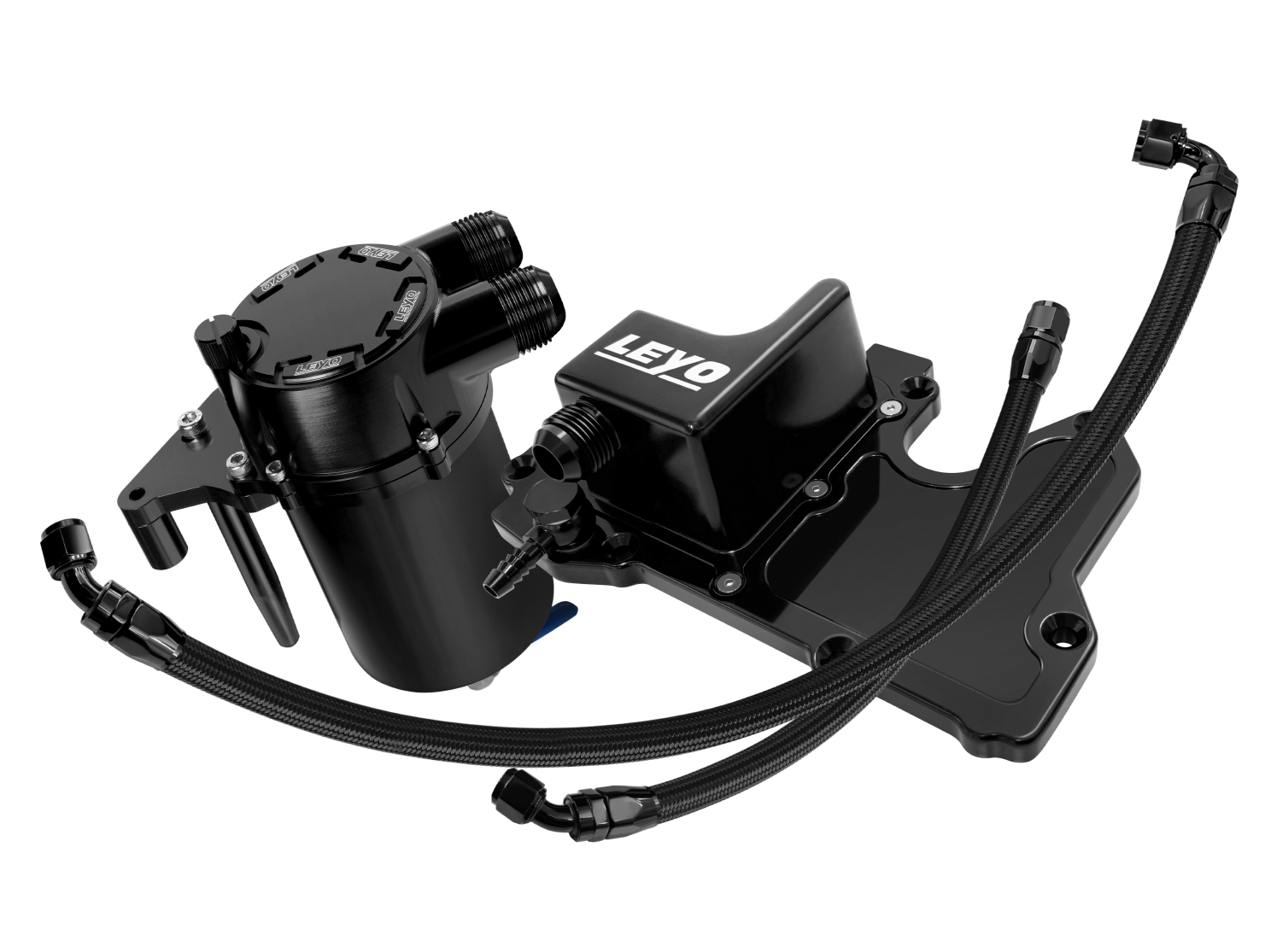 Leyo Motorsport Oil Catch Can Kit V3 (MQB EA8888.3)