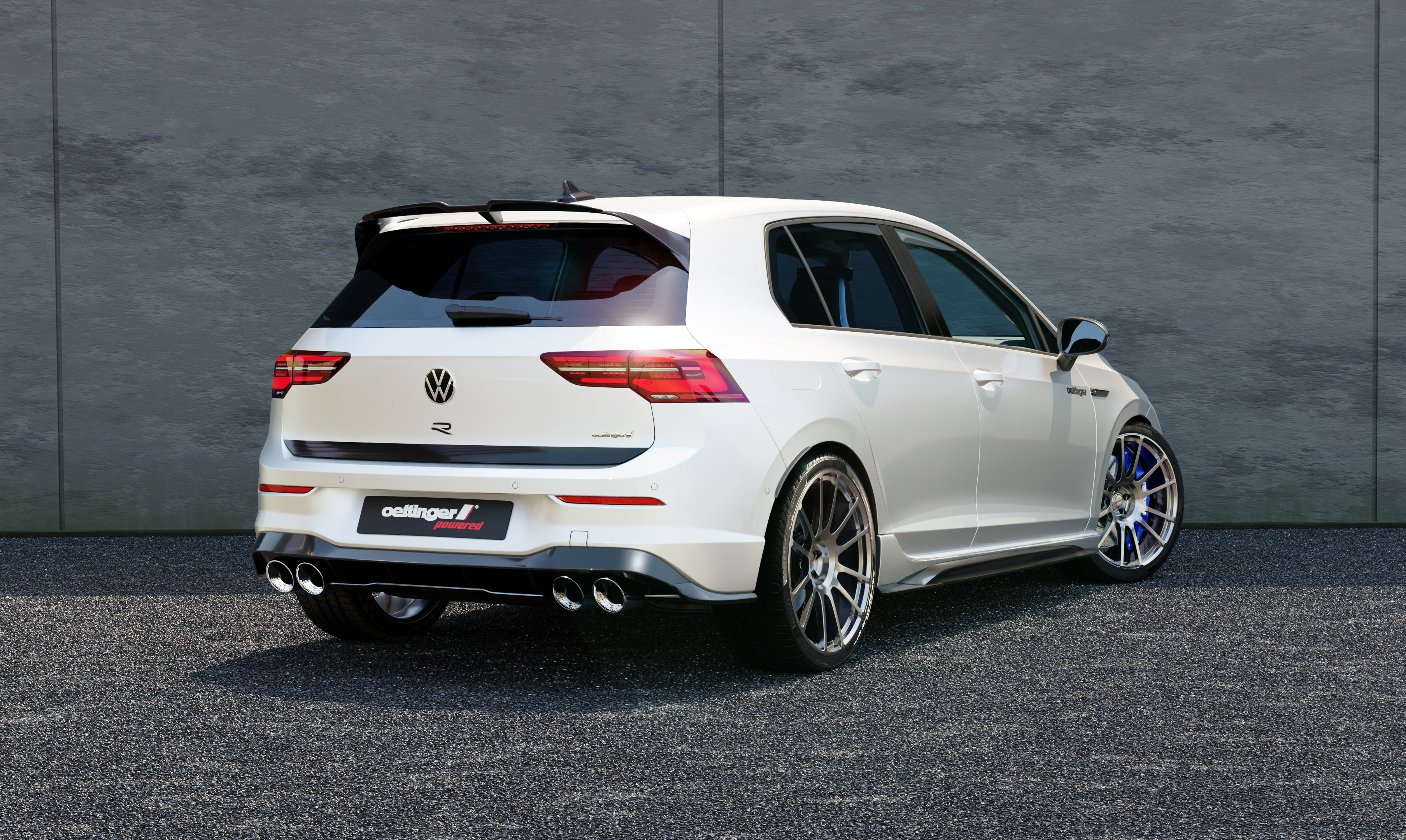 Oettinger Rear Diffusor (3-piece) for Golf MK8 R