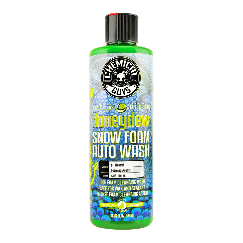 Chemical Guys Honeydew Snow Foam Extreme Suds Cleansing Wash Shampoo