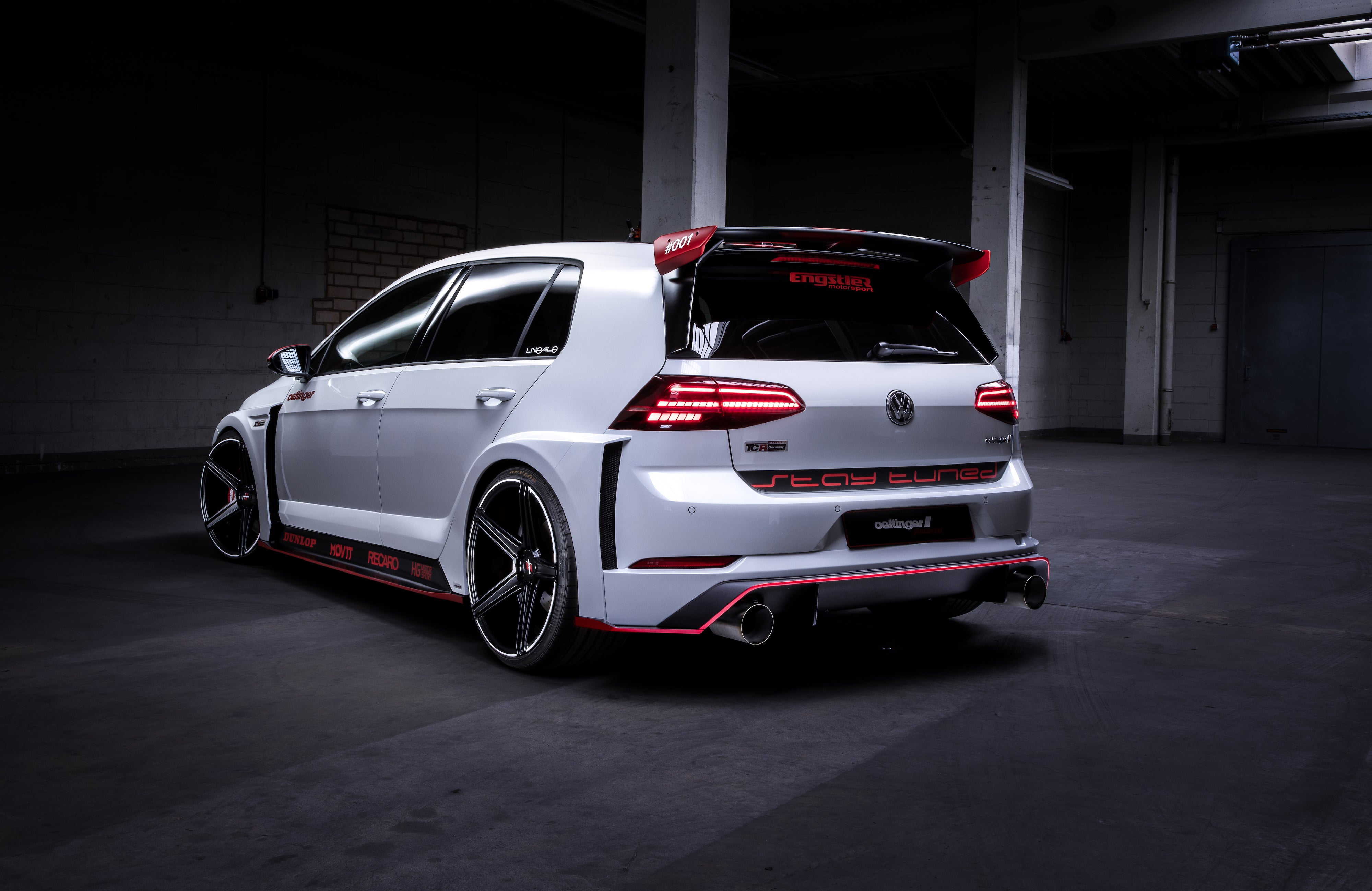 Oettinger TCR Rear Wing (5-piece) for Golf MK7