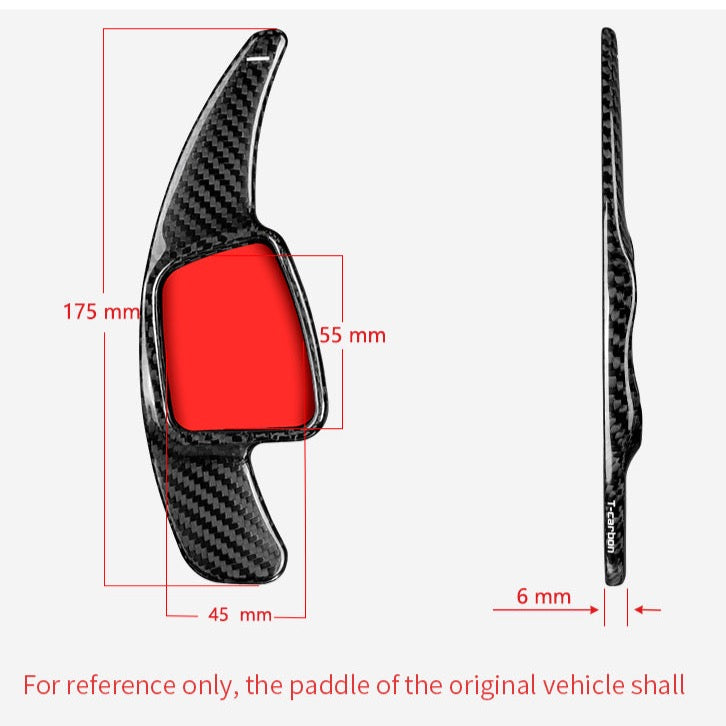 T-Carbon Audi V4 Paddle Shift Extensions (2016-2018)