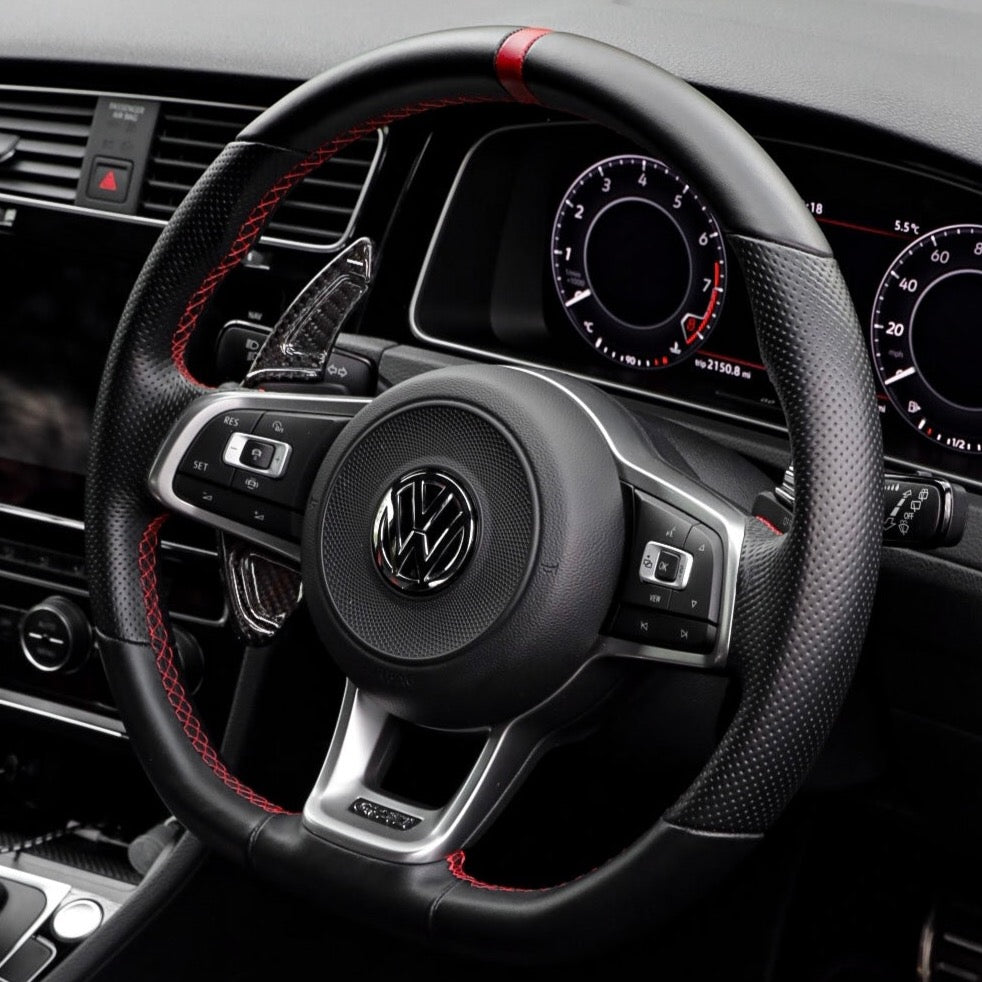 T-Carbon Volkswagen V3 Paddle Shift Extensions for MK7