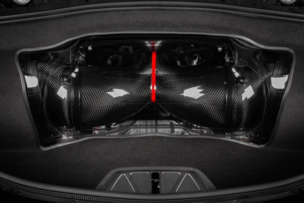 Eventuri carbon fiber intake system for Chevrolet Corvette C8 Stingray