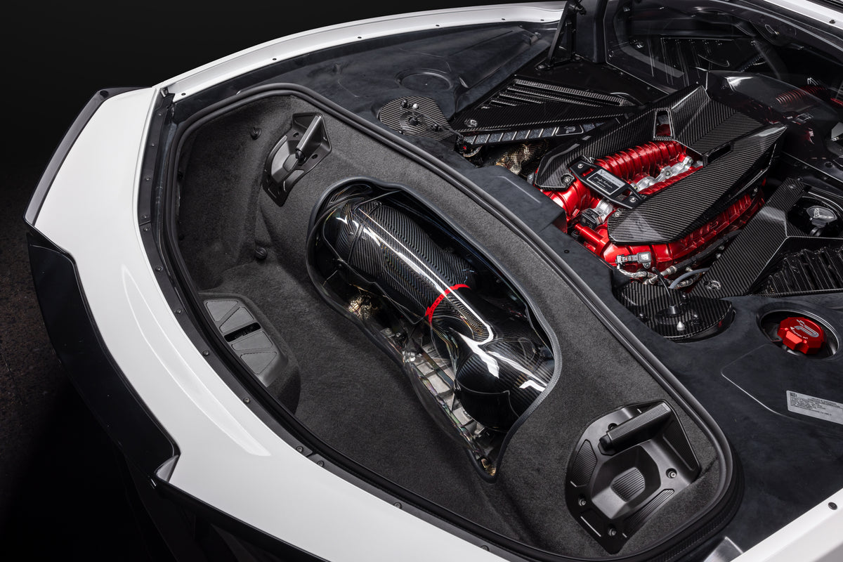 Eventuri carbon fiber intake system for Chevrolet Corvette C8 Z06