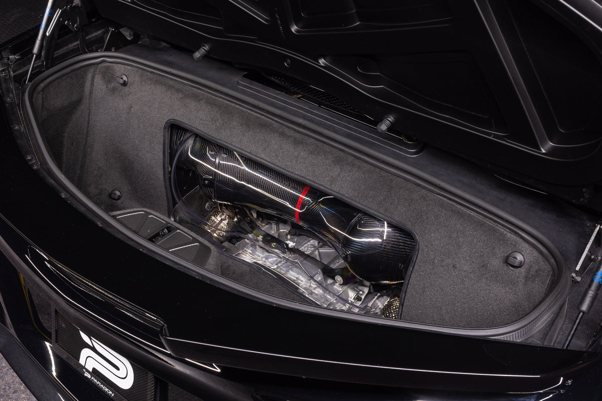 Eventuri carbon fiber intake system for Chevrolet Corvette C8 Z06