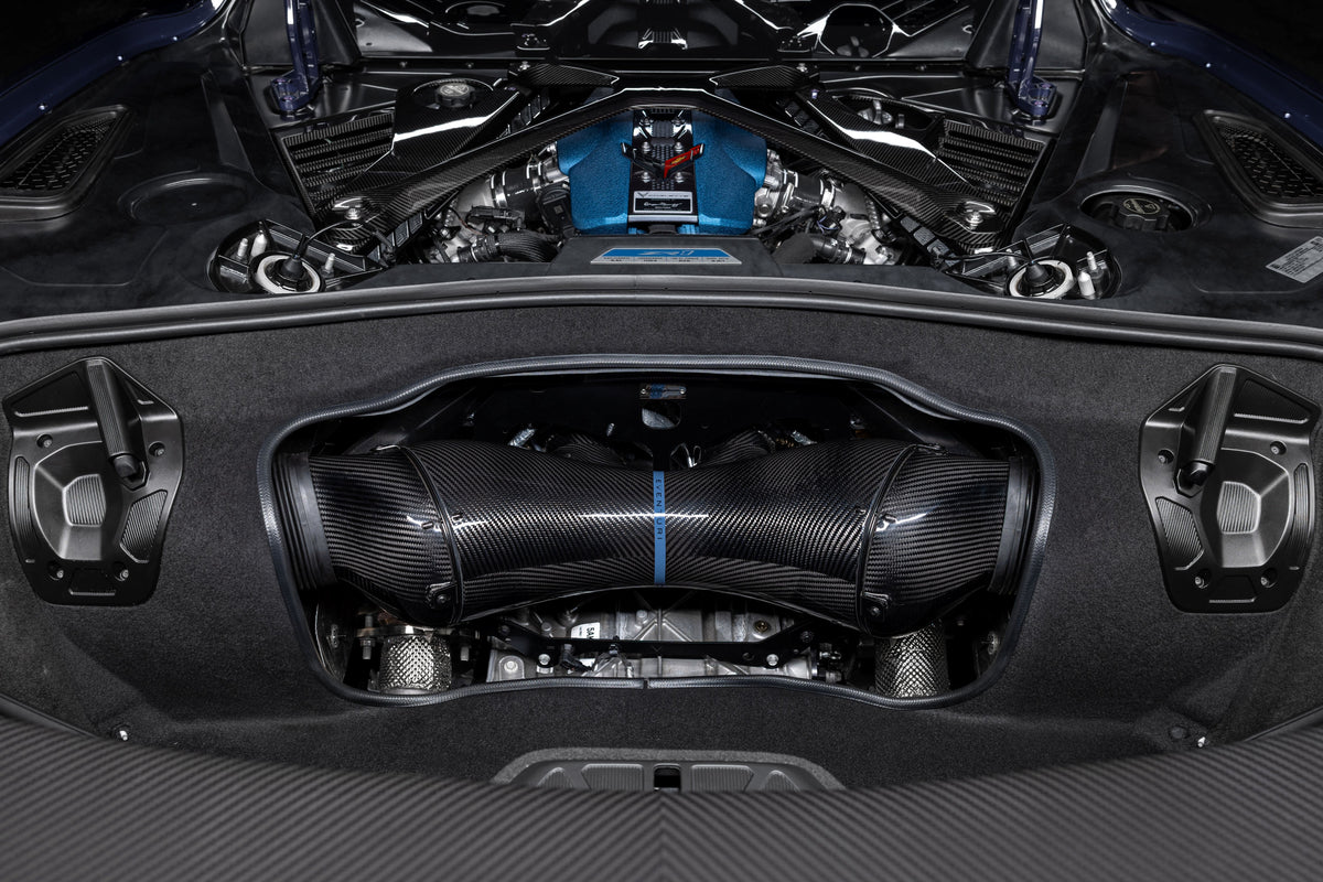 Eventuri carbon fiber intake system for Chevrolet Corvette C8 ZR1