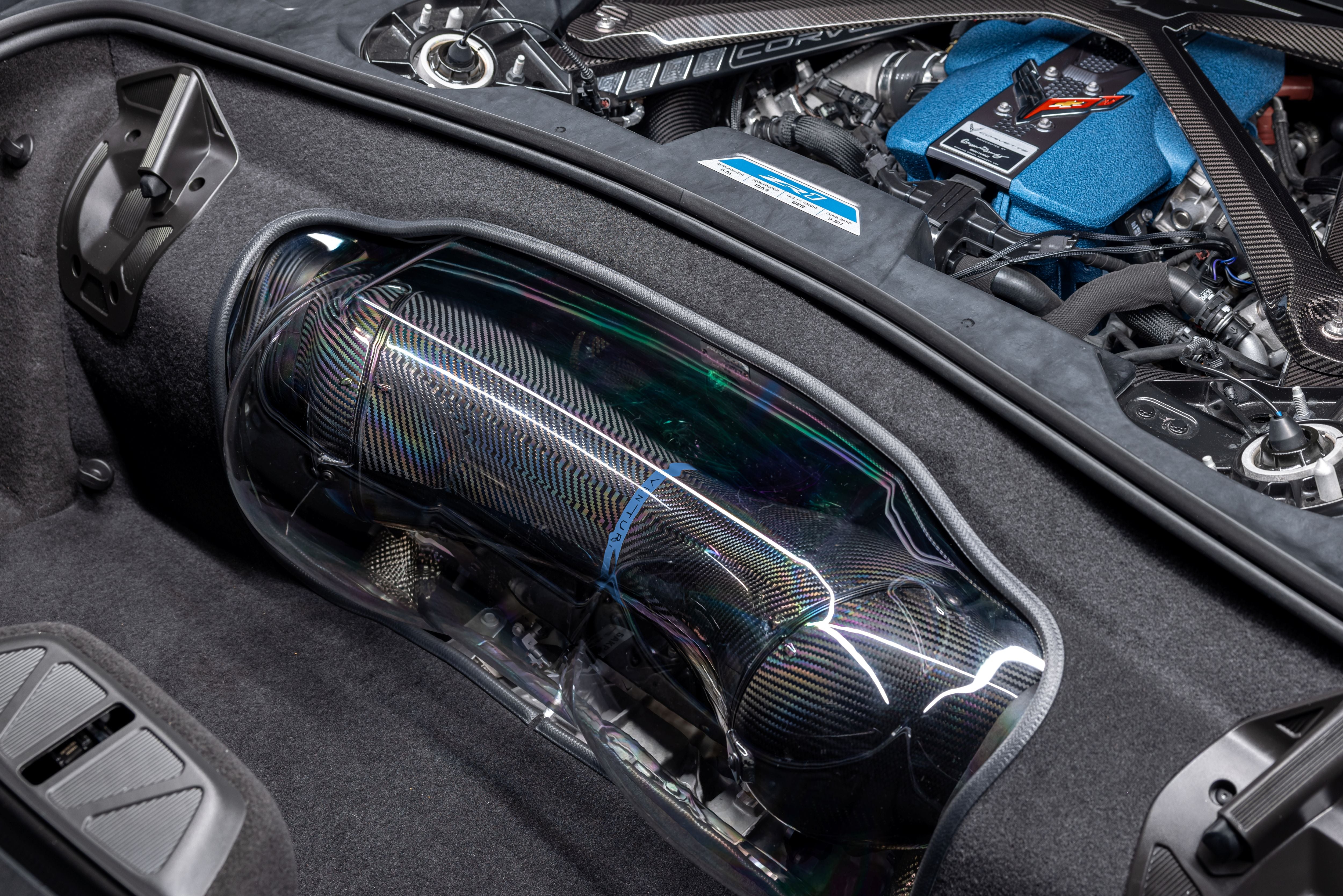 Eventuri carbon fiber intake system for Chevrolet Corvette C8 ZR1
