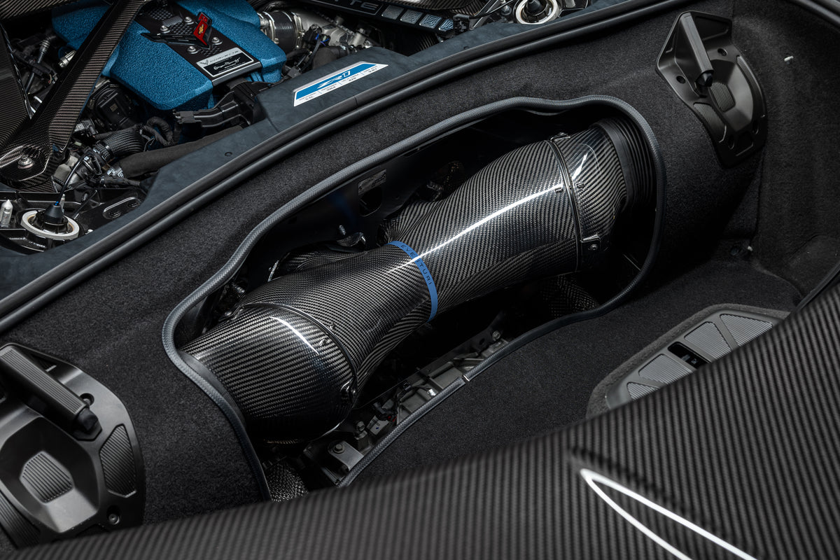 Eventuri carbon fiber intake system for Chevrolet Corvette C8 ZR1