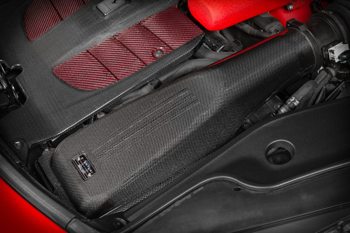 Eventuri carbon fiber intake system for Ferrari F12 Berlinetta