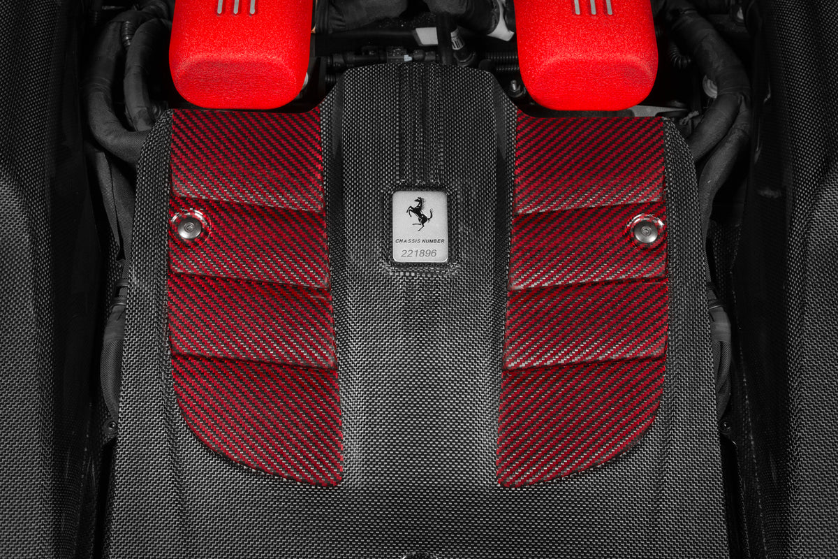 Eventuri carbon fiber intake system for Ferrari F12 Berlinetta