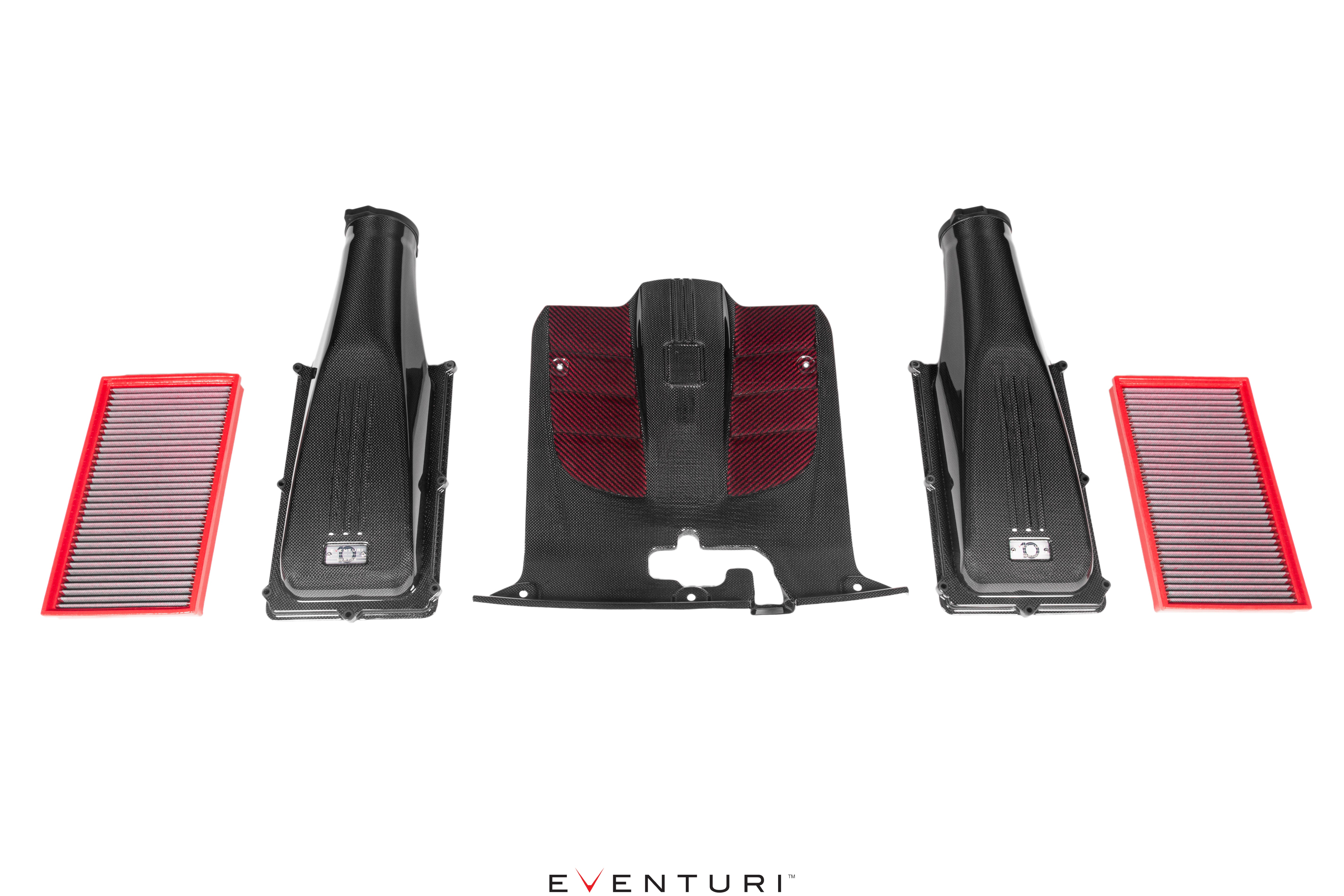 Eventuri carbon fiber intake system for Ferrari F12 Berlinetta
