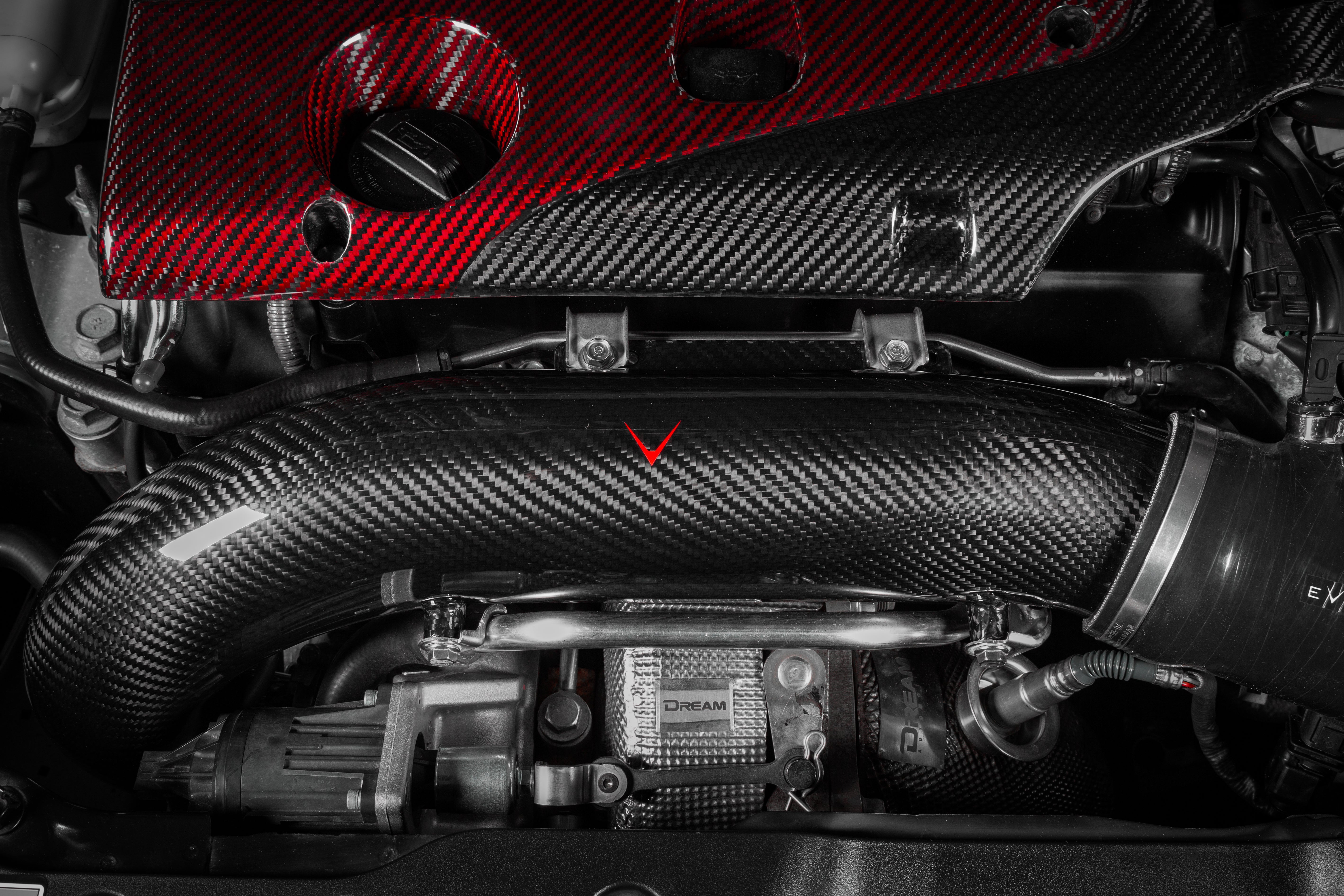 Eventuri Carbon Turbo Tube for Honda Civic FK8 Type R