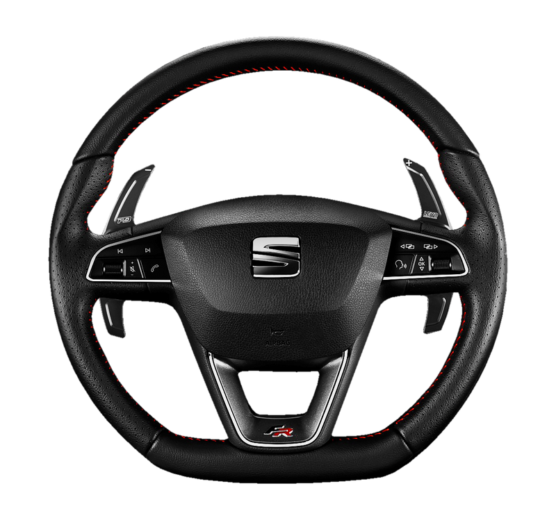 Leyo Motorsport Audi / Seat V1 Black Aluminium Paddle Shift Extensions