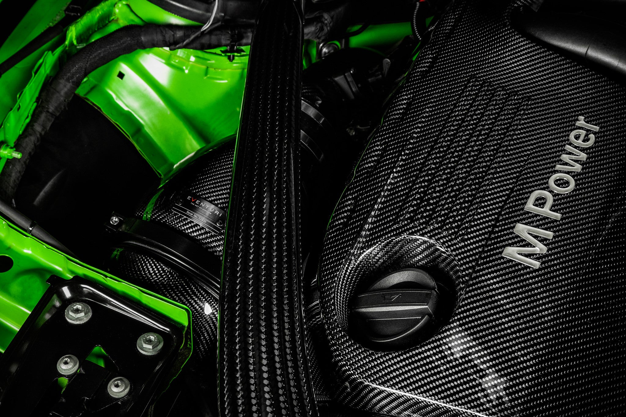 Eventuri Black Carbon Engine Cover for BMW F8X M3/M4
