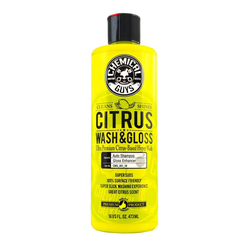 CHEMICAL GUYS CITRUS WASH & GLOSS CONCENTRATED ULTRA PREMIUM HYPER WASH & GLOSS