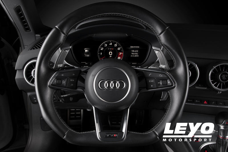 Leyo Motorsport Audi V4 Black Aluminium Paddle Shift Extensions