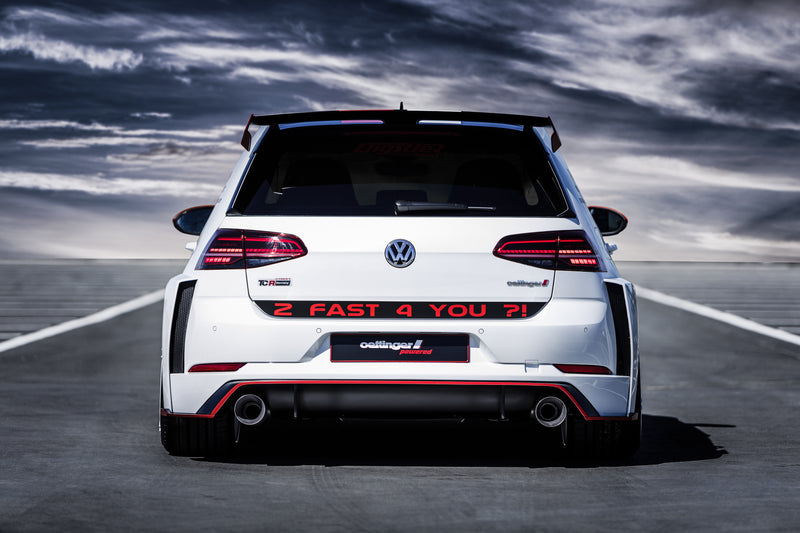 Oettinger TCR Rear Wing (5-piece) for Golf MK7