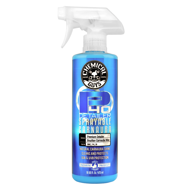 CHEMICAL GUYS P40 QUICK DETAIL SPRAY WITH BRILLIANT NATURAL CARNAUBA SHINE